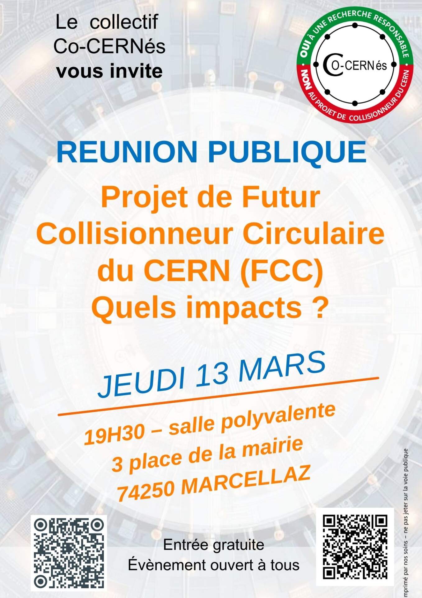 REUNION PUBLIQUE MARCELLAZ 13/03/2025